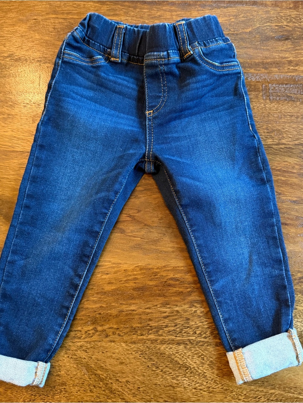 Mini Boden Dark Blue Denim Jogger Pants